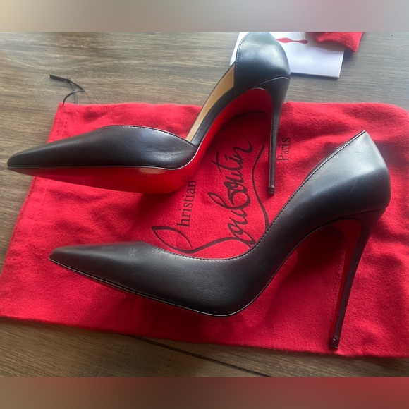 Christian Louboutin Iriza 100mm Eu 38.5 Black - worn 1x 🔥 - Picture 10 of 15